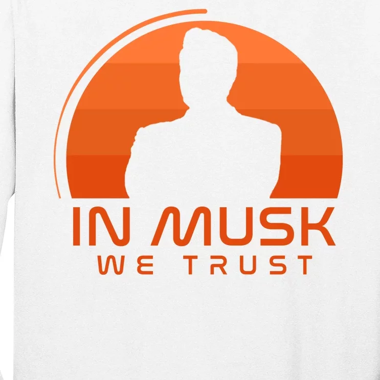 Retro In Musk We Trust Long Sleeve Shirt