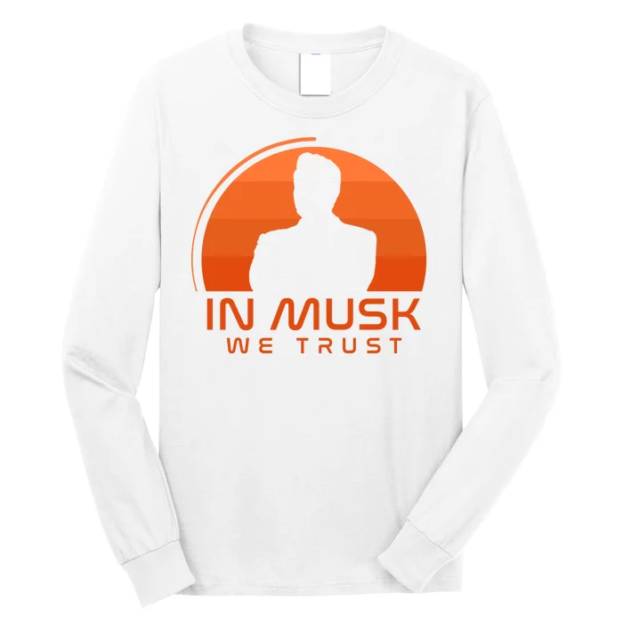 Retro In Musk We Trust Long Sleeve Shirt