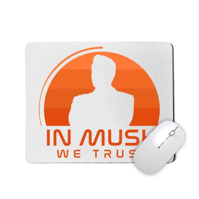 Retro In Musk We Trust Mousepad