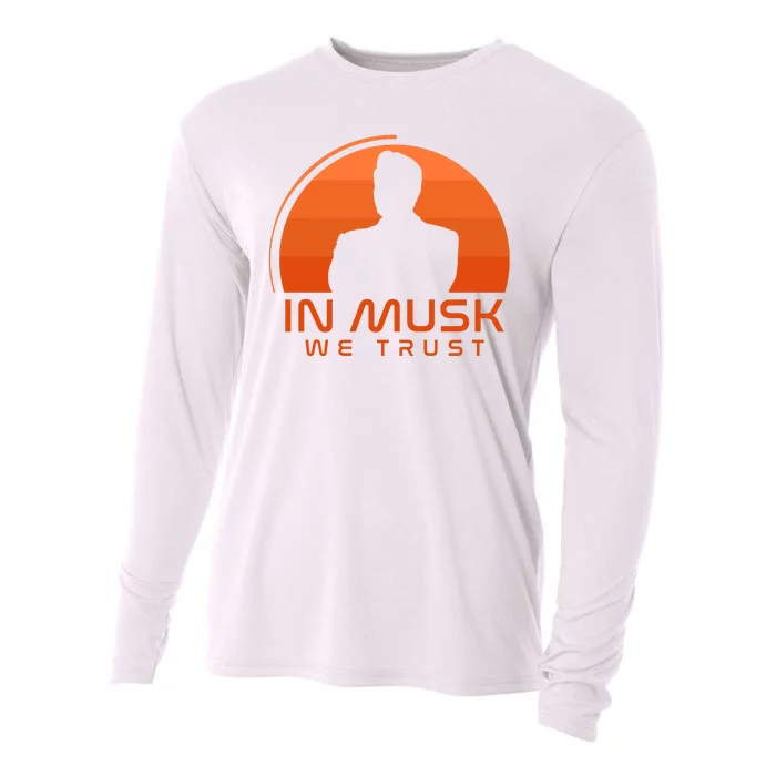 Retro In Musk We Trust Cooling Performance Long Sleeve Crew