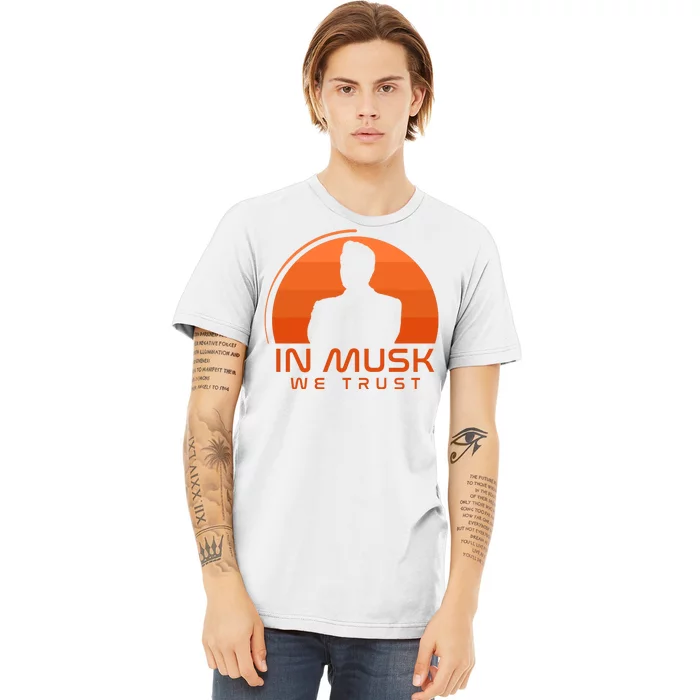 Retro In Musk We Trust Premium T-Shirt