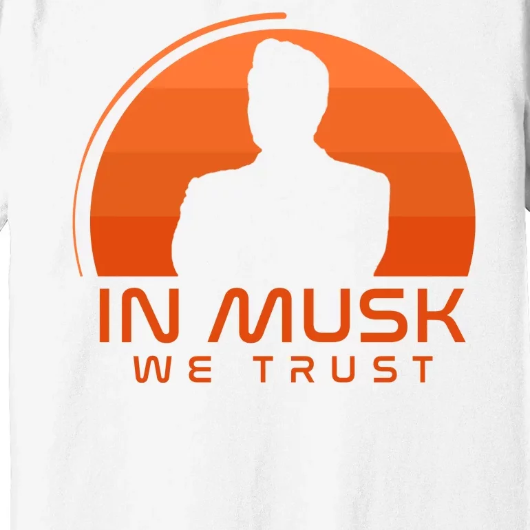 Retro In Musk We Trust Premium T-Shirt