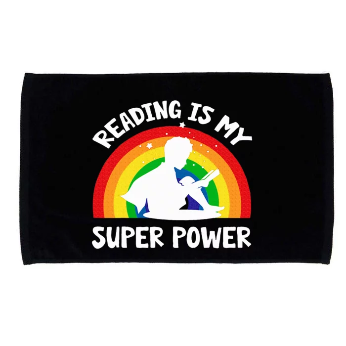 Reading Is My Superpower Book Microfiber Hand Towel