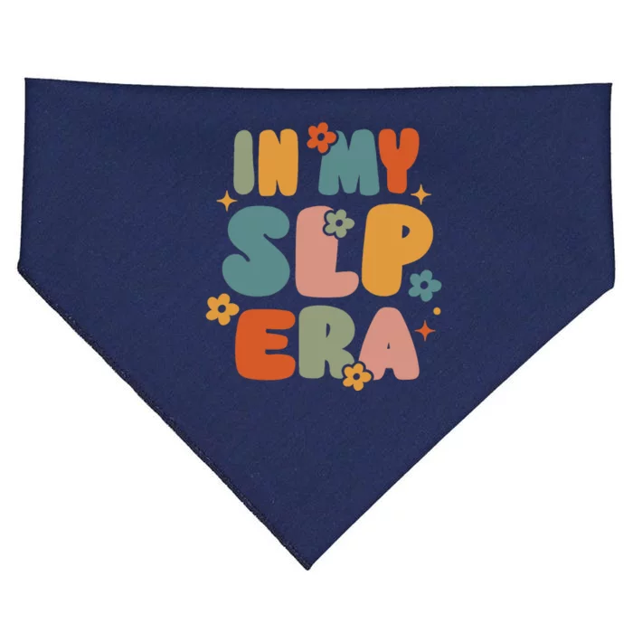 Retro In My Speech Therapy Era SLP AAC SLPA Wo USA-Made Doggie Bandana