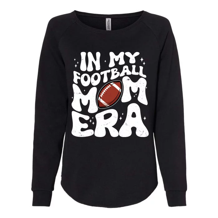 Retro In My Football Mom Era Womens California Wash Sweatshirt