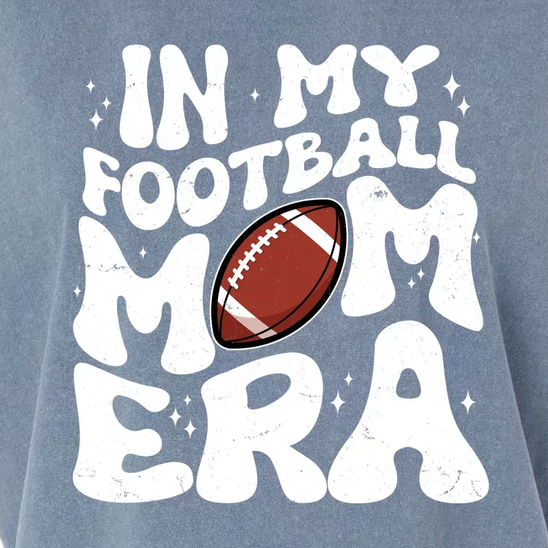 Retro In My Football Mom Era Garment-Dyed Women's Muscle Tee