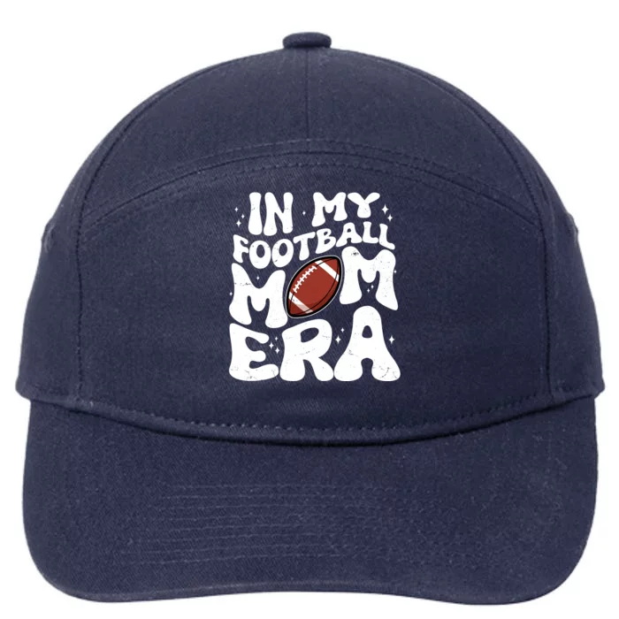 Retro In My Football Mom Era 7-Panel Snapback Hat