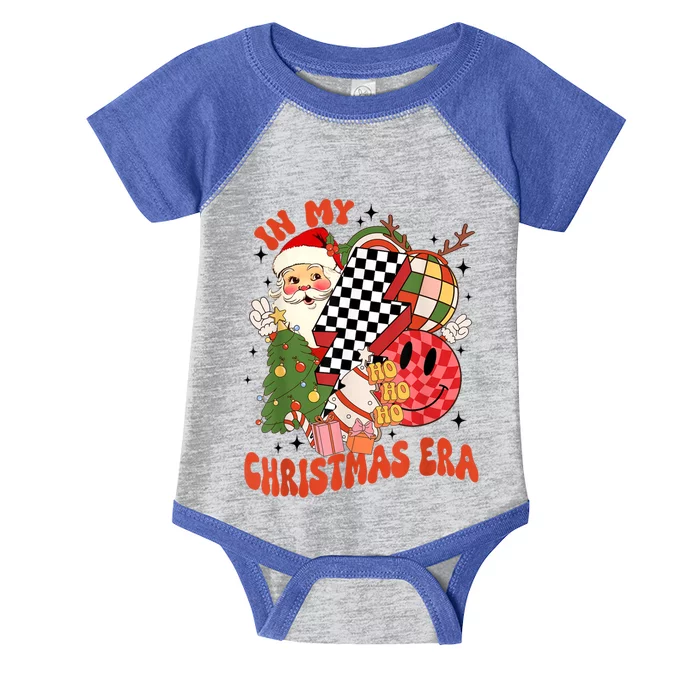 Retro In My Christmas Era Funny Christmas Great Gift Infant Baby Jersey Bodysuit