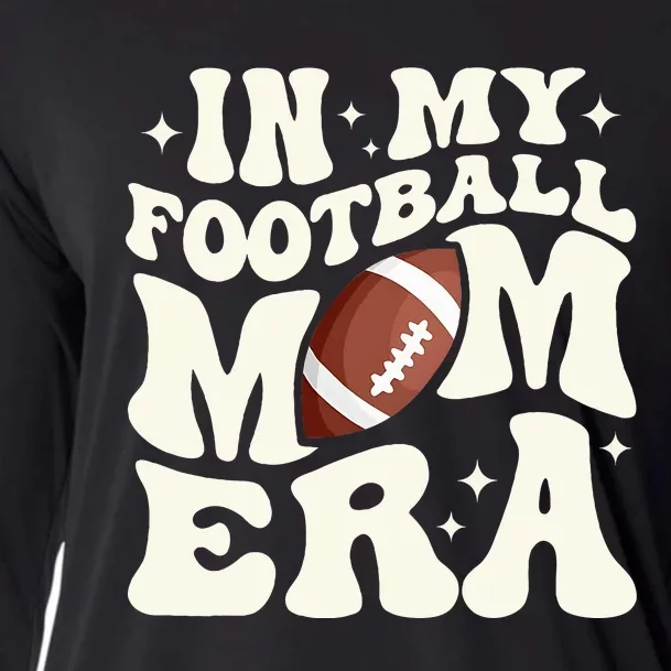 Retro In My Football Mom Era Football Mama Cooling Performance Long Sleeve Crew