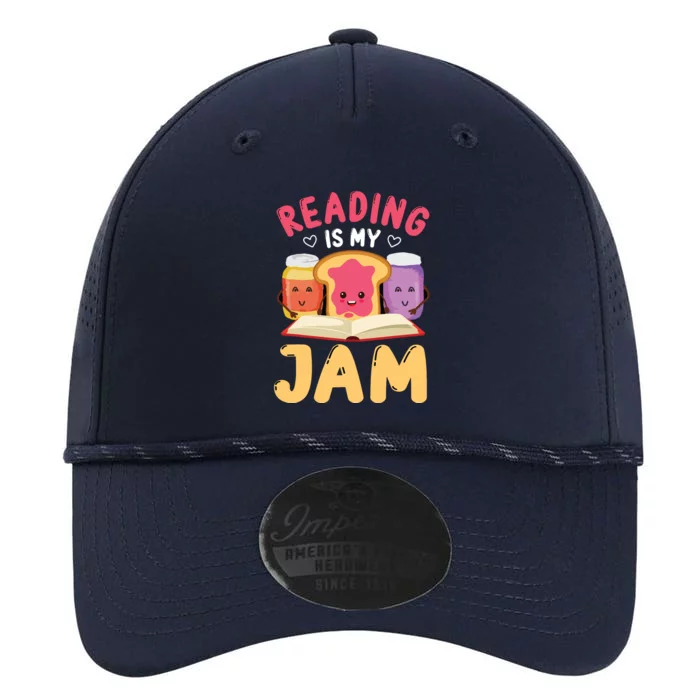 Reading Is My Jam Funny I Love To Read Books Gift Performance The Dyno Cap