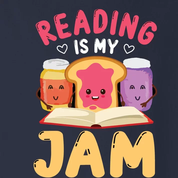 Reading Is My Jam Funny I Love To Read Books Gift Toddler Long Sleeve Shirt