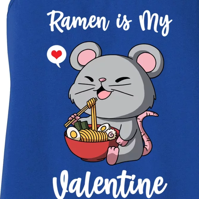 Ra Is My Valentine Rat Valentine's Day Gift Women's Racerback Tank