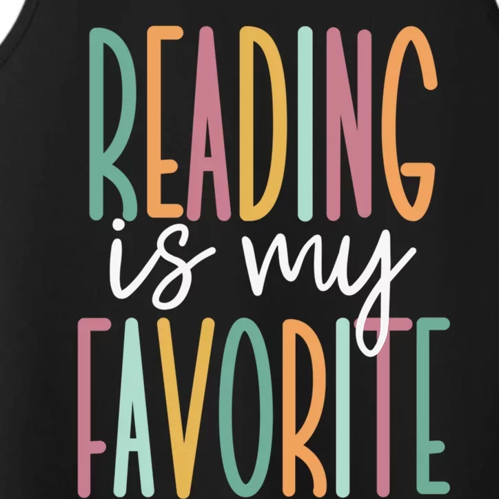 Reading Is My Favorite Gift Performance Tank