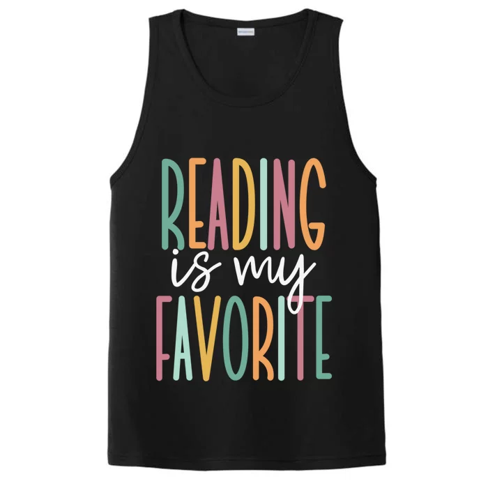 Reading Is My Favorite Gift Performance Tank