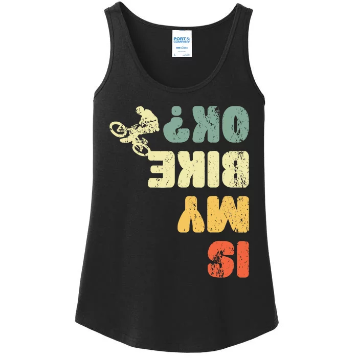 Retro Is My Bike Ok Youths Wo Vintage Cycling Ladies Essential Tank