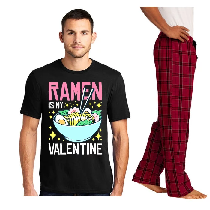 Ramen Is My Valentine Funny AntivalentineS Day Pajama Set