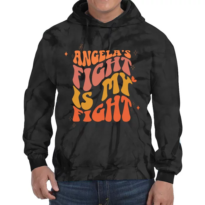 Ribbon In My Fighting Cancer Era Tie Dye Hoodie