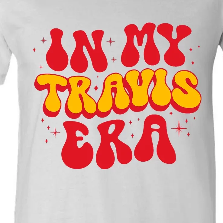 Retro In My Travis Era V-Neck T-Shirt