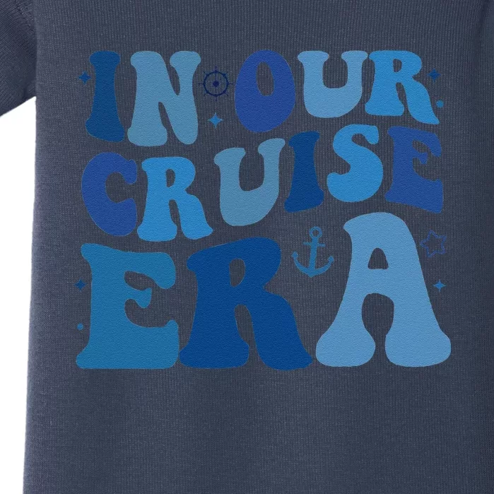 Retro In My Cruise Era Family Cruise Vacation Group Matching Baby Bodysuit