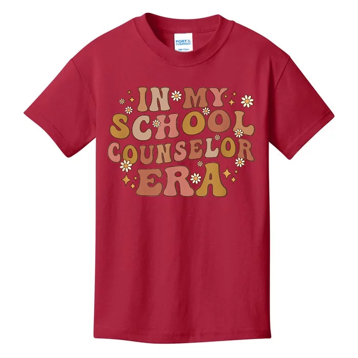 Retro In My School Counselor Era Back To School Kids T-Shirt