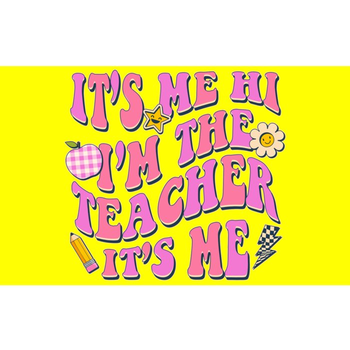 Retro Its Me Hi Im The Teacher Its Me Bumper Sticker