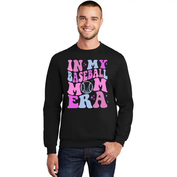 Retro In My Baseball Mom Era Funny Game Day Baseball Lover Sweatshirt