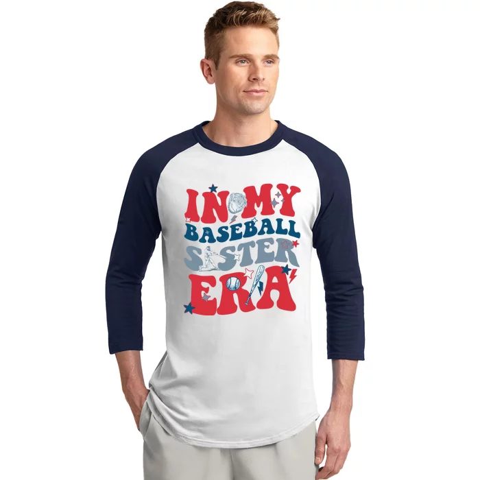 Retro In My Baseball Sister Era Baseball Sleeve Shirt