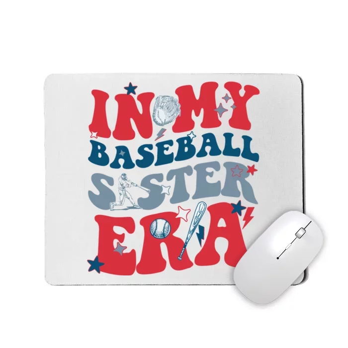 Retro In My Baseball Sister Era Mousepad