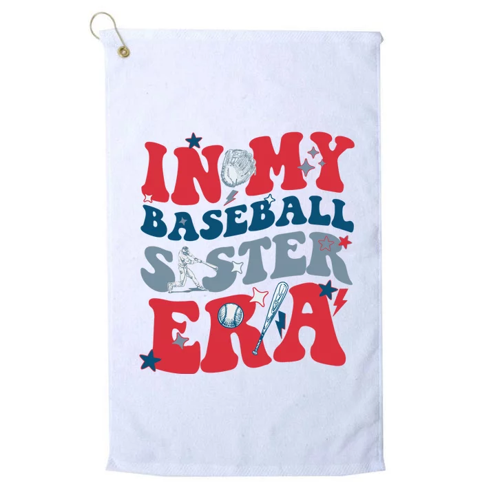 Retro In My Baseball Sister Era Platinum Collection Golf Towel