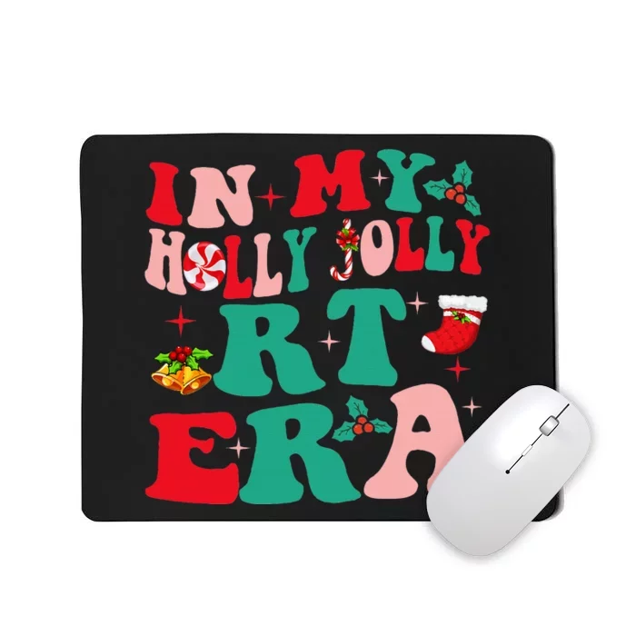 Retro In My HollyJolly RT Respiratory Therapy Era Christmas Mousepad