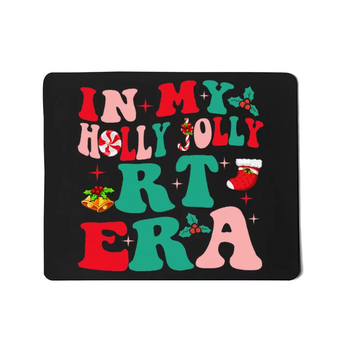 Retro In My HollyJolly RT Respiratory Therapy Era Christmas Mousepad