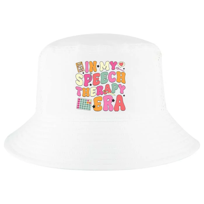 Retro In My Speech Therapy Era SLP AAC SLPA Cool Comfort Performance Bucket Hat