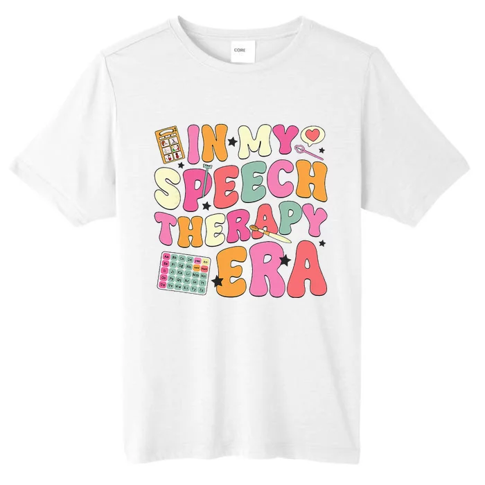 Retro In My Speech Therapy Era SLP AAC SLPA ChromaSoft Performance T-Shirt