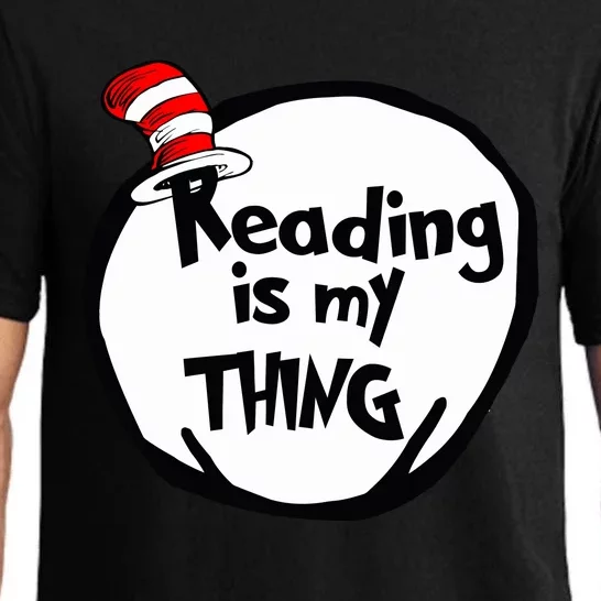 Reading Is My Thing Funny Bookworm Reading Lover Gift Pajama Set