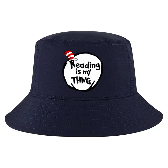 Reading Is My Thing Funny Bookworm Reading Lover Gift Cool Comfort Performance Bucket Hat