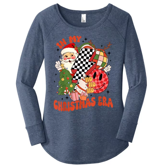 Retro In My Christmas Era Funny Christmas Gift Women's Perfect Tri Tunic Long Sleeve Shirt