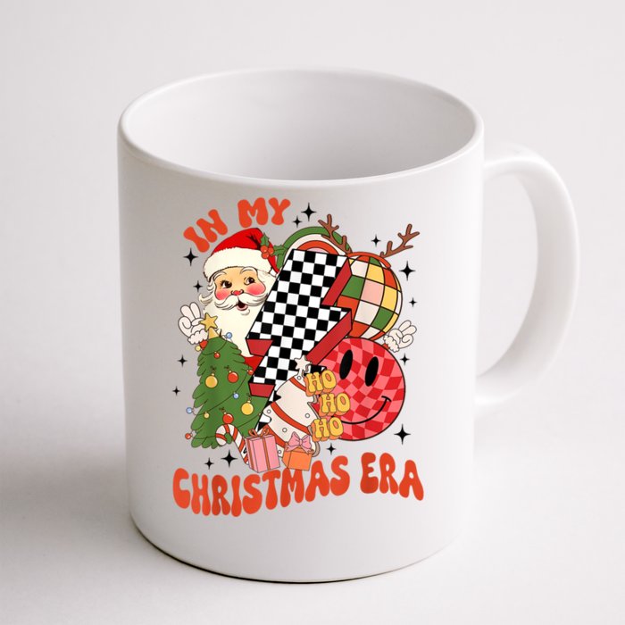 Retro In My Christmas Era Funny Christmas Gift Front & Back Coffee Mug