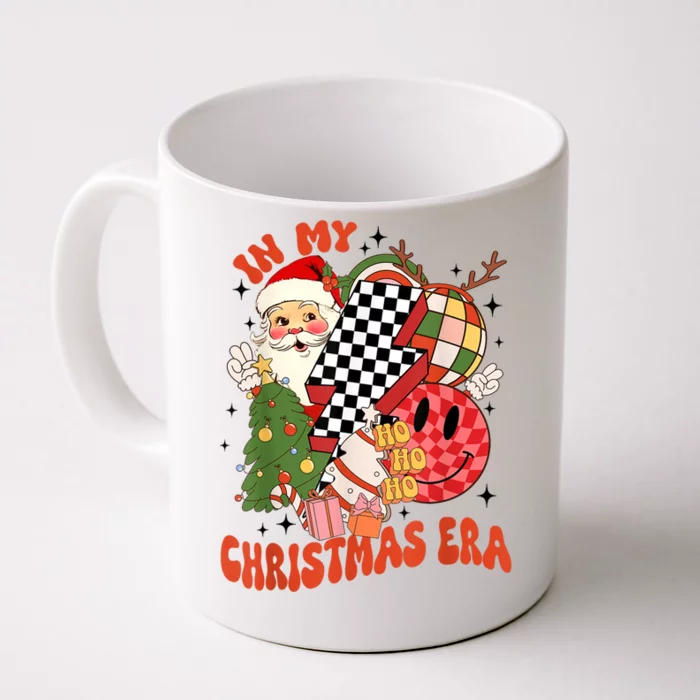 Retro In My Christmas Era Funny Christmas Gift Front & Back Coffee Mug