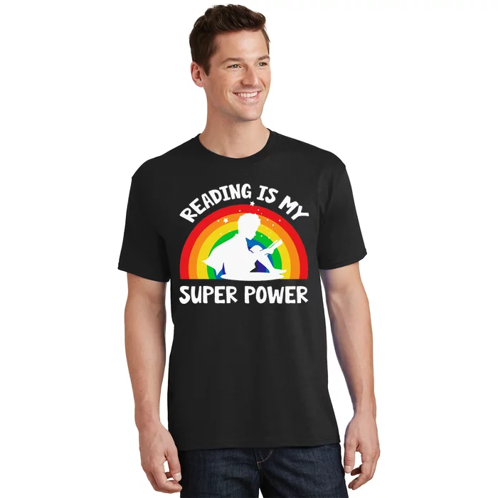 Reading Is My Superpower Book Teacher T-Shirt