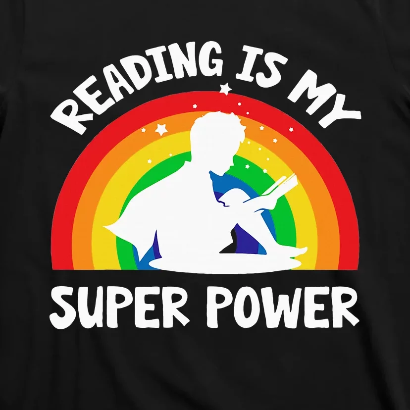 Reading Is My Superpower Book Teacher T-Shirt