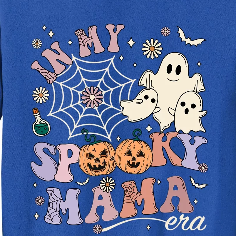 Retro In My Spooky Mama Era Cute Groovy Mom Halloween Ghost Funny Gift Tall Sweatshirt