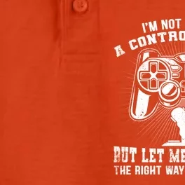 Retro I'm Not Really A Control Freak Video Game Player Gamer Funny Gift Dry Zone Grid Performance Polo