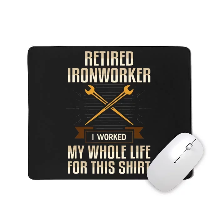 Retro I Never Question My Wifes Choices Funny Husband Mousepad