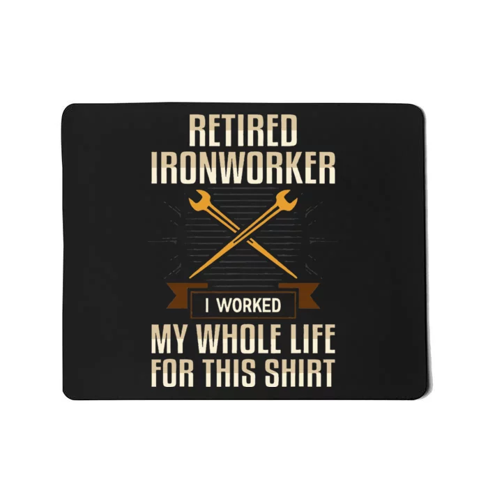 Retro I Never Question My Wifes Choices Funny Husband Mousepad