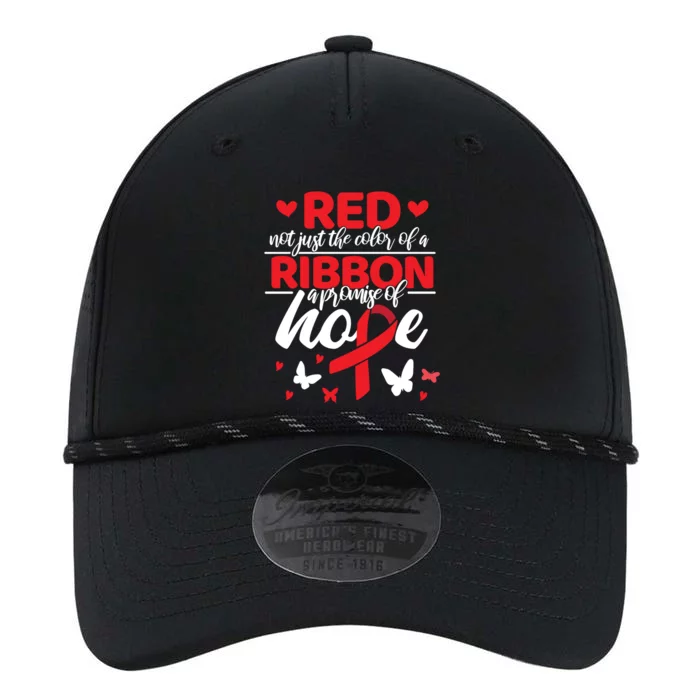 Red Is Not Just The Color Of A Ribbon Heart Disease Funny Gift Performance The Dyno Cap