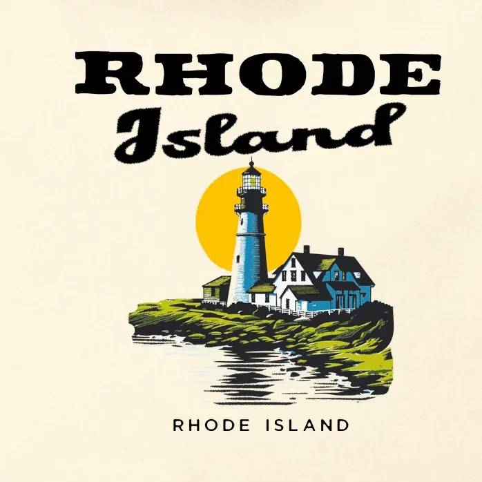 Rhode Island New England Zip Tote Bag