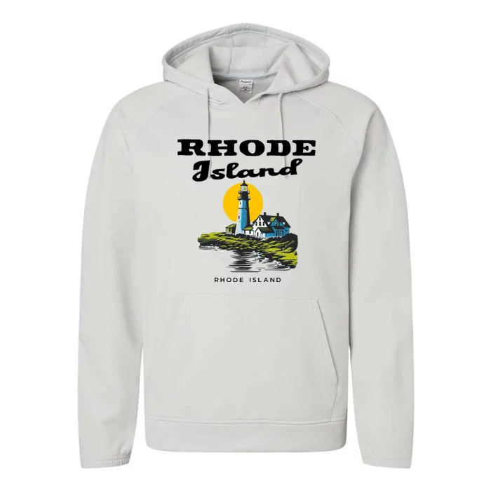 Rhode Island New England Performance Fleece Hoodie