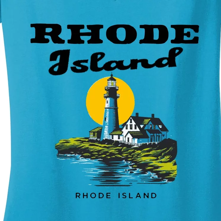 Rhode Island New England Women's V-Neck T-Shirt