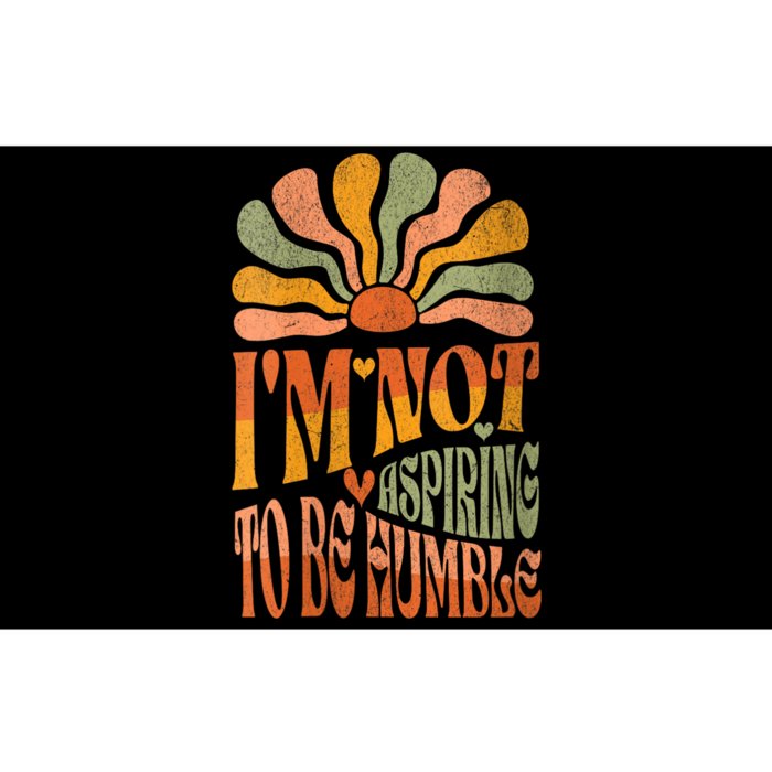 Retro IM Not Aspiring To Be Humble Kamala Harris Quote Bumper Sticker