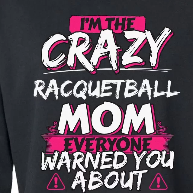 Racquetball I Only Care About Racquetball Racquetball Player Cropped Pullover Crew